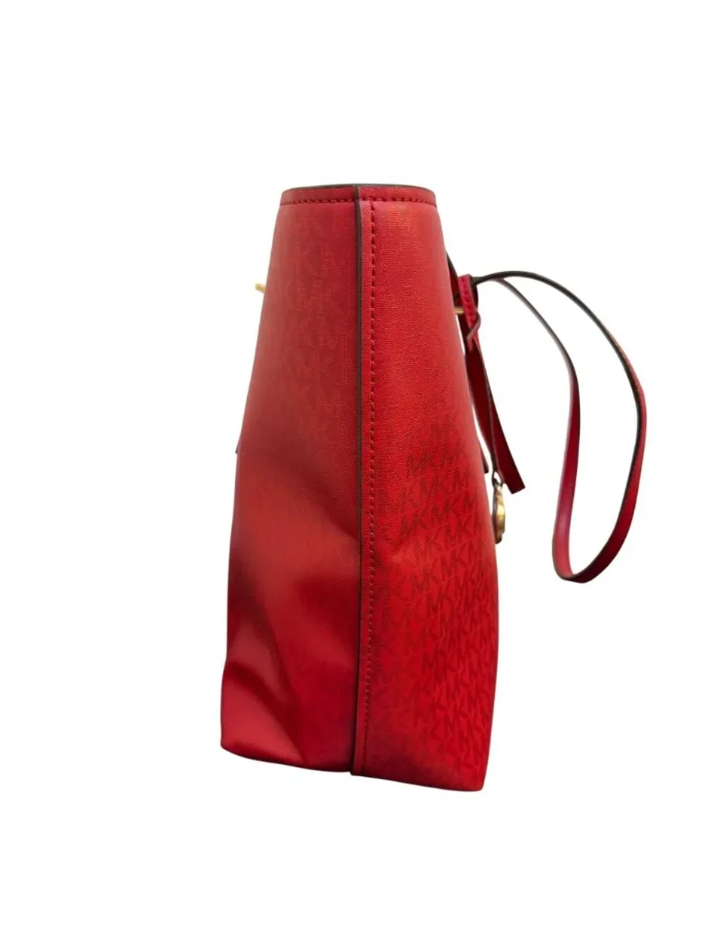 Michael Kors Large Tote Bag Red With Gold Hardware